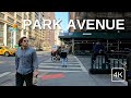 NEW YORK CITY Walking Tour (4K) PARK AVENUE