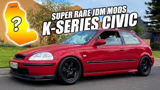 MY K-SERIES CIVIC GETS RARE JDM MODS