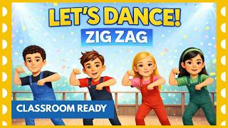 Preschool & Kindergarten Program Dance Performance Song–Zig Zag Boom | Brain Breaks for Teachers