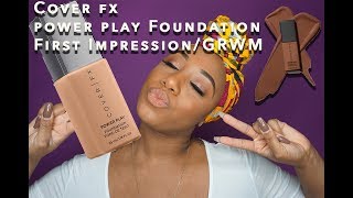 Cover FX Power Play Foundation First Impressions/GRWM