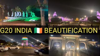 G20 Delhi roads Delhi is Becoming World Class - India shining - Incredible India