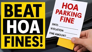 "HOA Parking Fine Explained | How to Beat HOA Parking Tickets & Avoid Fines