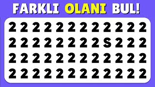 FARKLI OLANI BUL!😱 25 Sorudan Kaç Tanesini Bileceksin🔥 Emoji Bulmaca