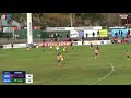 Round 15 SANFL Snapshot - Norwood's Mitch Grigg snaps from 50m in his 150th