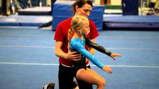 Back Handsprings for Beginner Gymnasts : Beginning Gymnastics
