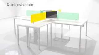 Start Up Series- by Featherlite  - The Instant Office-Edge Workstations