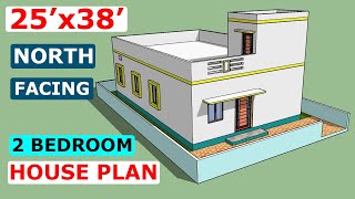 25x38 House Plans Design ll 950 SqFt Floor Plan Design ll