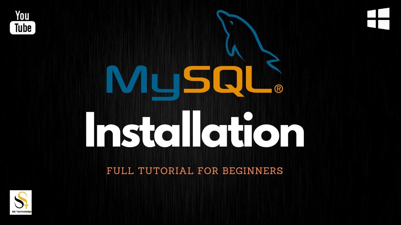 How To Install MySQL In Windows - YouTube