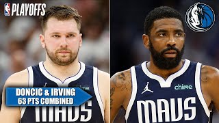 Luka Doncic & Kyrie Irving combine for 63 PTS to take Game 1️⃣ in Minnesota 👏 | NBA on ESPN