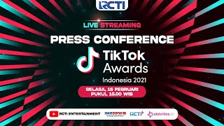 VIRTUAL PRESS CONFERENCE TIKTOK AWARDS 2021