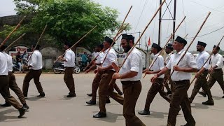 indore -: RSS विजयदशमी के अवसर पर पद संचलन व शस्त्र पूजन  is live