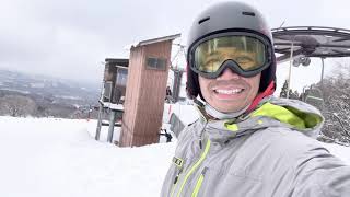 Snowboarding on Mt Kurohime 🏔️ 🇯🇵