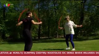 RopeFlow on the News. Octomoves coach RokasMove. LNK TV žinios 2020