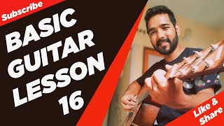 Basic Guitar Lesson 16 (Major Scale) for Beginners in (Hindi)  by Acoustic Pahadi