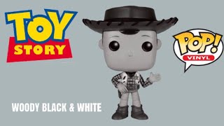 Funko POP Vinyl Woody Black And White No 168 Unboxing!Review Disney 20th Anniversary Toy Story