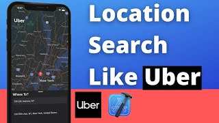 Searching Locations (Geocoding) in App Like Uber (Swift 5, Xcode 12, 2022) - iOS Development