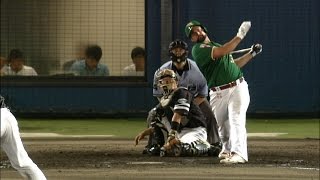 【プロ野球パ】見事な放物線が秋田の夜空に！サンチェスの7号ソロで楽天にようやく1点 2015/07/28 E-H