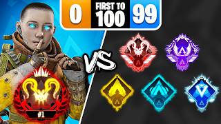 #1 Console & PC Apex Predators vs Every Rank With a 99 Kill Lead