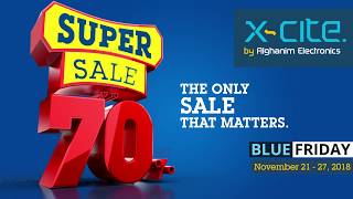 X-cite Blue Friday SUPER SALE up to 70% off!