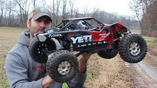 Axial Yeti XL - Mud \u0026 Rain Bash 4s Lipo - (RAW - No Music)