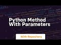 python method with parameters
