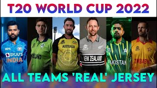 T20 World Cup 2022 All Teams Jersey Real | Team India New Real Jersey | MY Cricket Production