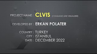 CLVIS (Command Line Visiualizer) - CS50P Final Project