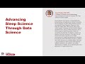 Professor Susan Redline of the NSRR: Sleep Research: Data Challenges and Opportunities