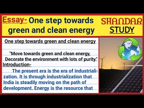 One Step Towards Green And Clean Energy।One Step Towards Green And ...