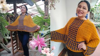 How to crochet poncho? -For ALL sizes \ Crafts /