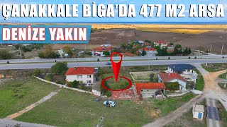 1720- Çanakkale'nin İncisi Biga'da Denize Yakın 477 m2 Arsa