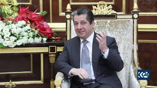 Masrour barzani مەسرور بارزانی و شاندێکی باڵای هاوپەیمانی نێوده‌وڵه‌تی كۆبوونه‌وه