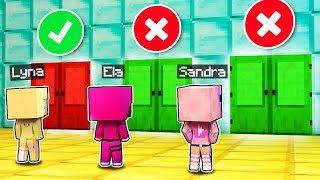 NO ELIJAS la PUERTA EQUIVOCADA en MINECRAFT con Lyna y Sandra Cires