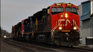 CN A443-61 passes Byrkit Avenue at MP 431 with fresh CSX rebuild and 2 fresh CN rebuilds!!!