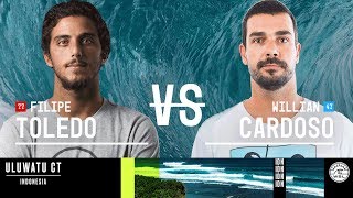 Filipe Toledo vs. Willian Cardoso - Quarterfinals, Heat 4 - Uluwatu CT 2018