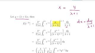 Continuous Random Variables - Gamma Functions