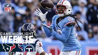 Houston Texans vs. Tennessee Titans | 2023 Week 15 Game Highlights
