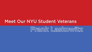 Meet Our NYU Student Veterans - Frank