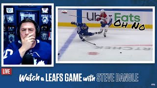 Steve Dangle's reaction to John Tavares' injury | Toronto Maple Leafs First Round Game 1