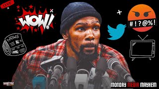 MONDAY MEDIA! | Kevin Durant EXPLODES ON Reporter | Lakers REGRETS? | Suns Awkward Media Day