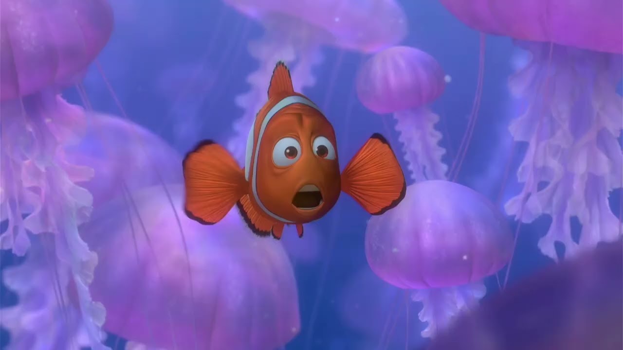 Finding Nemo Jellyfish Scene - YouTube