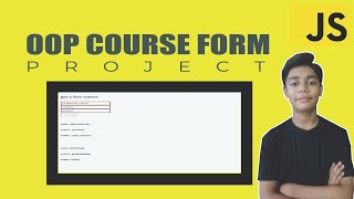 JAVASCRIPT Course Project Based Learning - Oop Course Form Using Javascript