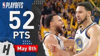 Stephen Curry & Klay Thompson Game 5 Highlights vs Rockets 2019 NBA Playoffs - 52 Pts Combined!