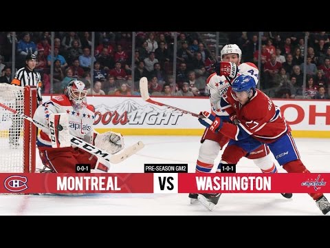 Montreal Canadiens Vs Washington Capitals - Pre Season Game 2 - All ...