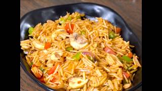 Spicy Mushroom Pulao | Spicy Mushroom Pulao Recipe