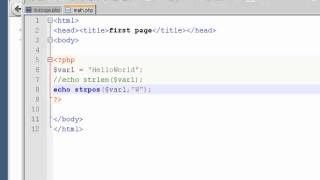 php tutorial in Tamil part - 06 String Function
