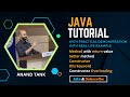#14 Java Tutorial : OOP : Return Value, Setter Method, this, Constructor, Constructor Overloading
