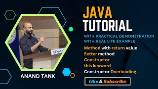 #14 Java Tutorial : OOP : Return Value, Setter Method, this, Constructor, Constructor Overloading