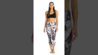 Lucy Women's Printed Perfect Core Capri Legging | SwimOutlet.com