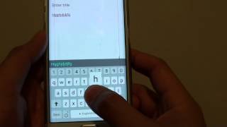 Samsung Galaxy S6 Edge: How to Enable / Disable Keyboard Character Popup Preview